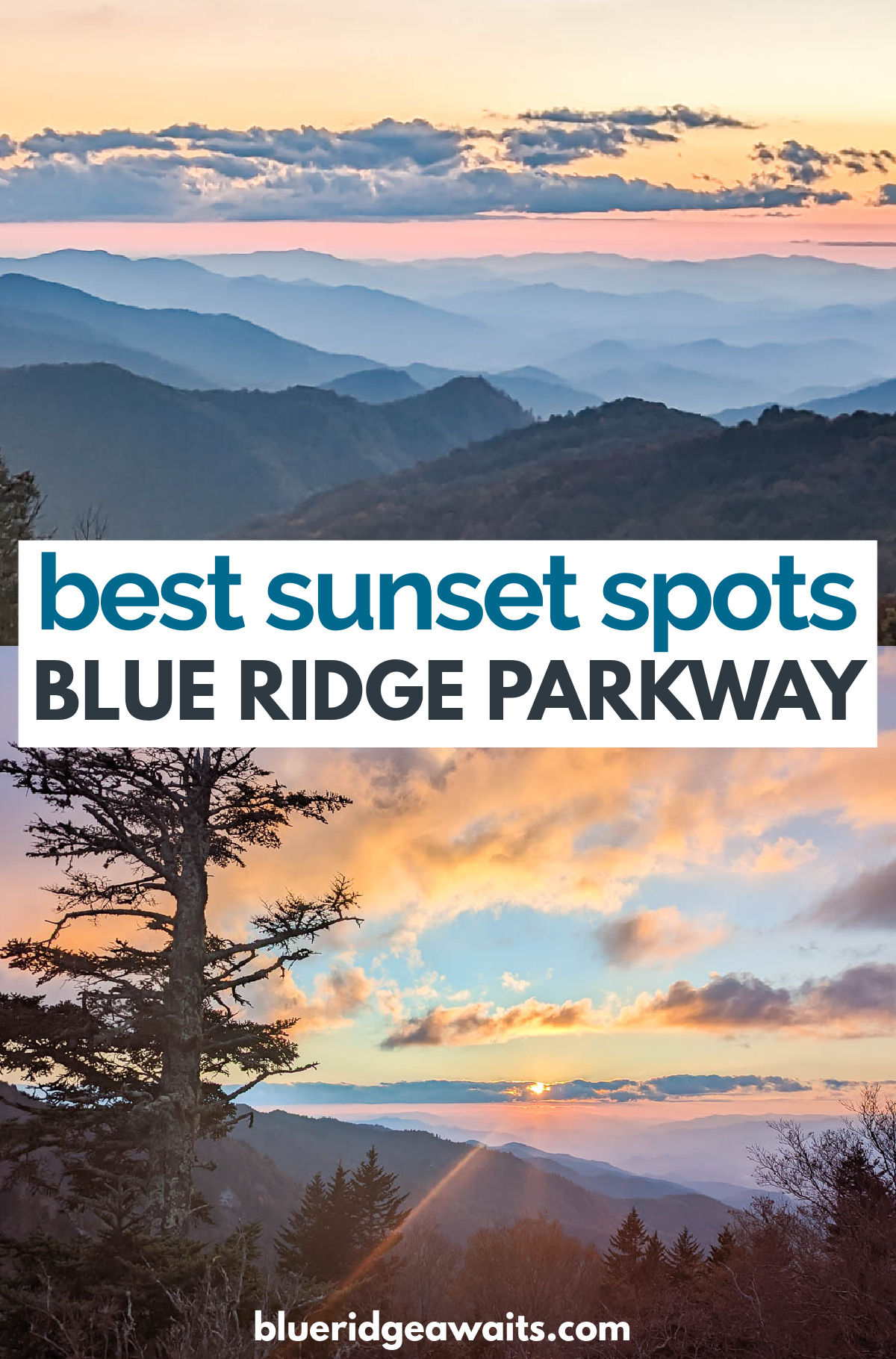 Blue Ridge Parkway, BEST SCENIC OVERLOOKS ON THE BLUE RIDGE PARKWAY